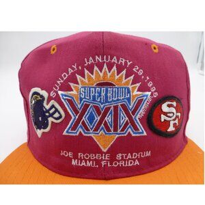 Vintage San Francisco 49ers 1995 Superbowl Embroidered OSFM Hat